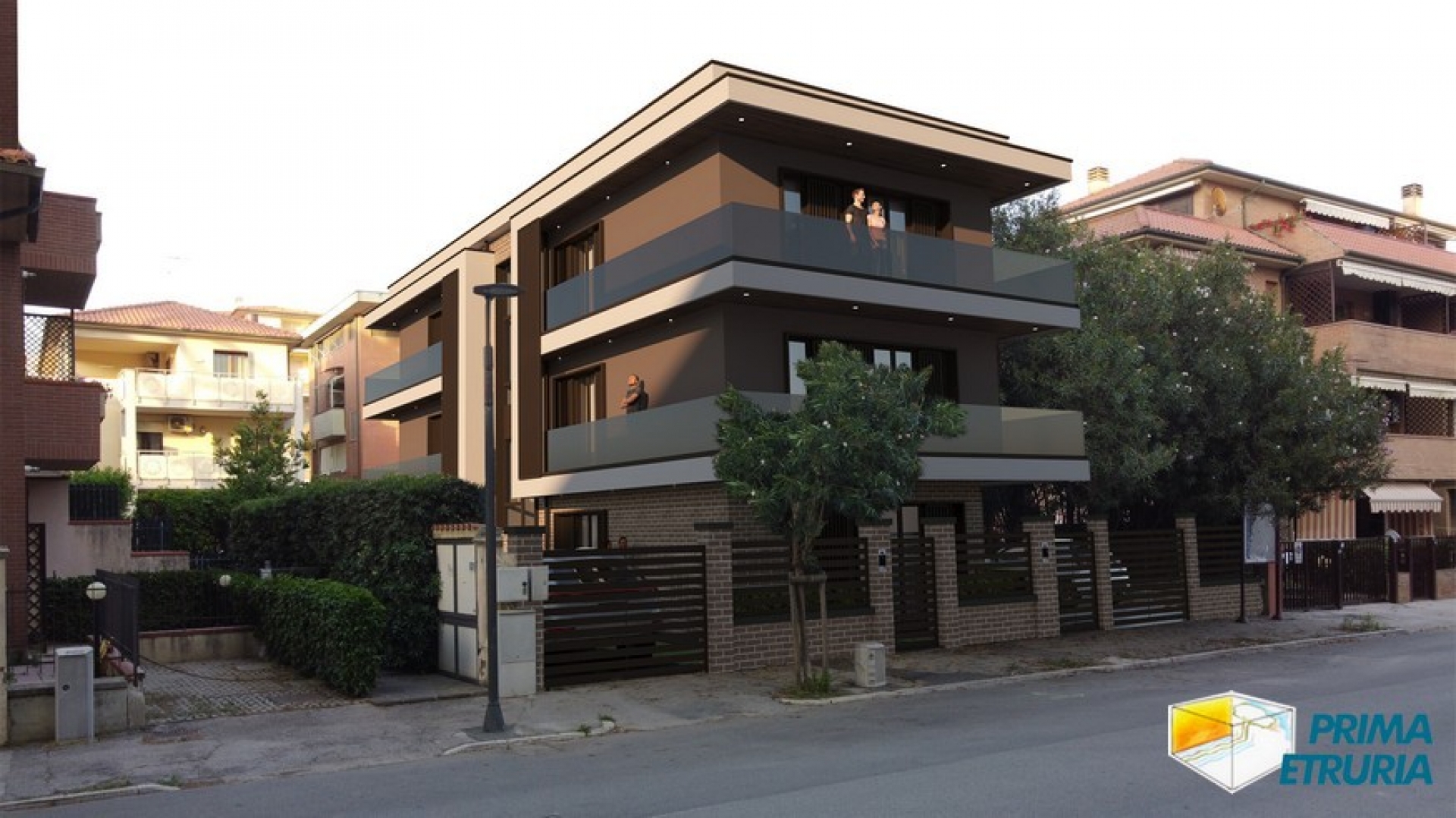 Appartamento al secondo piano con terrazzo in elegante nuova costruzione - Zona Centro -