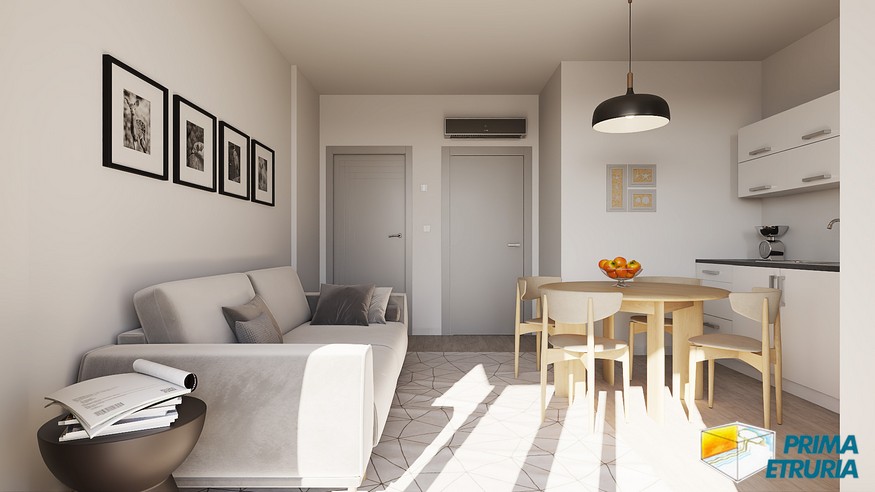 Bilocale con terrazza vivibile con fantastica vista sul porto - ZONA CENTRO -