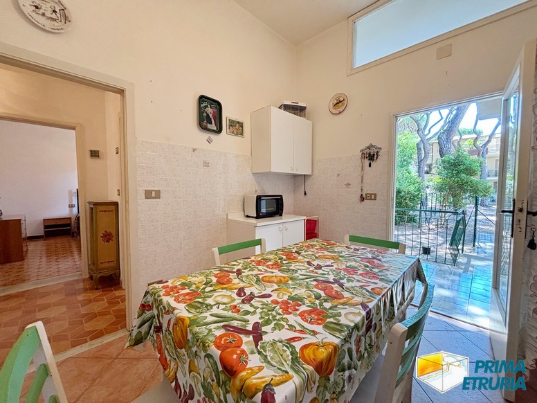 Trilocale con grande giardino privato a meno di 200 metri dal mare - ZONA ROSMARINA -