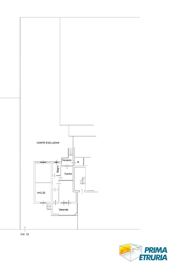 Trilocale con grande giardino privato a meno di 200 metri dal mare - ZONA ROSMARINA -